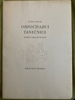 E. Nevan - Odpočívající tanečnice (12 grafík), 1946