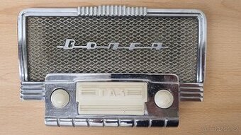GAZ-21 Volha – originální rámeček rádia + mřížka reproduktor
