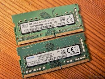 2x 8gb ddr4 do Notebooku. Kladno.
