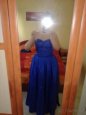 Královsky modré maturitní šaty - 1