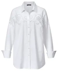 Bílá elegantní košile značky Sara Lindholm, velikost 42