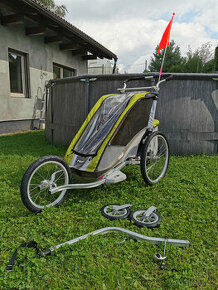 Thule Chariot Cougar + jogging kit hezký