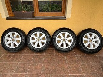 VW Touareg 7P , orig. Letní 17” sada, pneu Michelin Primacy