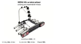 Nosič na kola, Chladící box, Střešní box, Příčníky