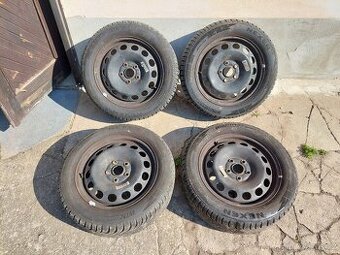 16'' disky 5x112 se zímními pneu 205/55 nexen 8,5 a 7,8 mm