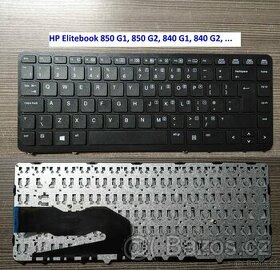 Klávesnice: HP 850 840 G1 G2// 850 855 G3 G4 Zbook 15UG3