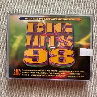 Various – Big Hits 98 - 2x MC audio kazeta
