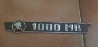 Znak z auta MB1000