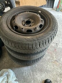 Plechové kola 5x100,5Jx 14H2,R14 pneu letní