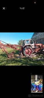 Traktor bagr - Bělorus - 1