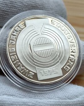 Rakousko 100 schiling Ag 1975 - Proof