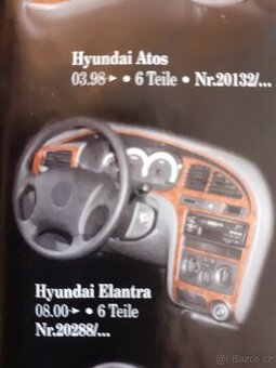 Dekor přístrojů Hyundai Elantra