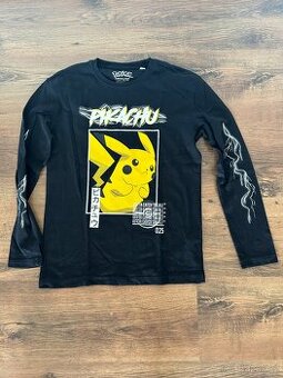 Tričko s dlouhým rukávem s Pokémonem Pikachu vel.146