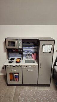 dětská kuchyňka velká dřevěná - 1