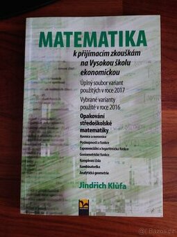 Matematika k přijímacím zkouškám na VŠE