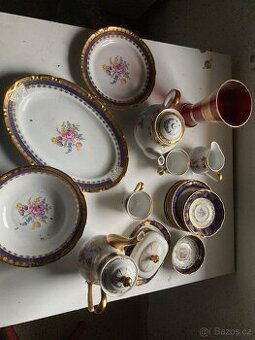 Porcelánový set Thun se zlatem