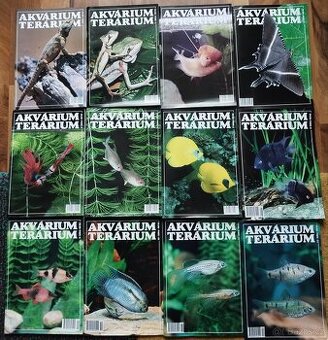 Časopisy Akvárium Terárium 1969 až 2004 mnoho čísel
