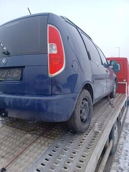 Rozpredám škoda Roomster, Praktik 1.4Tdi 51,59kw