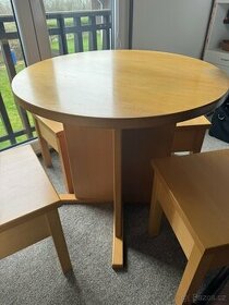 Jídelní sestava Stůl + židle Buk