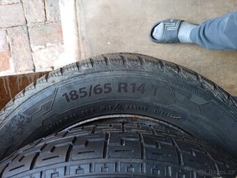 185x65x14 Kola Ford Focus obuté vyvážené Cena za vše