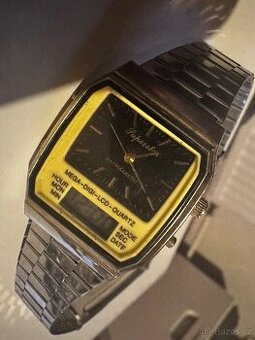 Stare hodinky mechanicky tah i digital quartz strojek