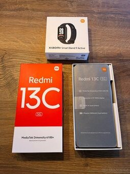novy Xiaomi Redmi 13C 5G 128GB + hodinky