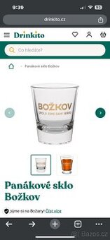 Panákové sklo Božkov - 1