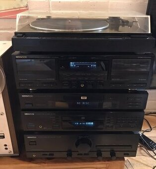 KENWOOD HIFI SESTAVA ,ZESILOVAČ ,CD ,DVD , GRAMO