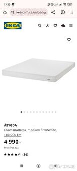 téměř nová postel Ikea za poloviční cenu - 1