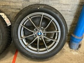 Prodám ALU kola BMW 17" 5x112 pneu zimní 225,50R17 RFT - 1