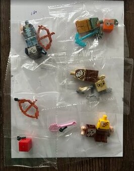 5 figurek Minecraft kompatibilní s lego.