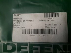 Zámek radici páky Citroen C4 Picasso
