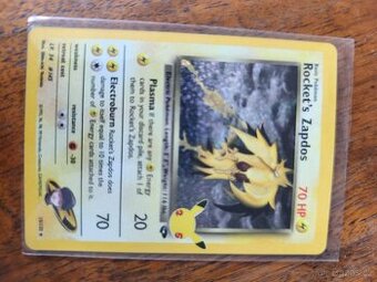 Pokemon karta Rockets Zapdos Celebration