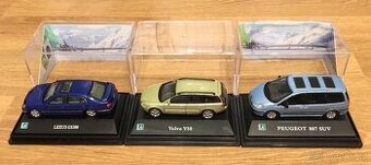 Modely aut 1:72 Cararama Mercedes Benz, Lexus, Volvo,Peugeot