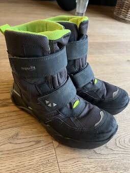 Dětské zimní boty ROCKET GTX, Superfit-šedá , vel 40