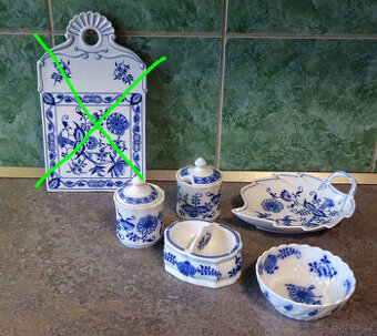 Cibulák slánky, cukřenka, mistička, miska list