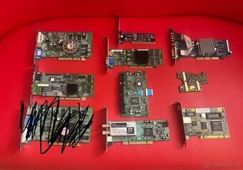 Nabízím balík starších grafických karet (AGP/PCI/PCIe)
