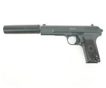 Airsoftová pistole TT-33 s tlumičem(manuální)