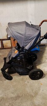 Kočárek 3v1 kinder Kraft+zdarma fusaky