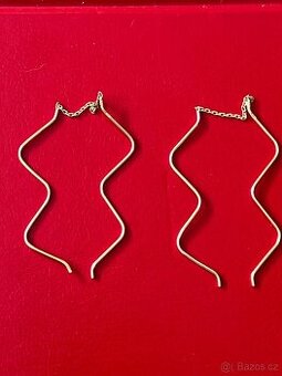 Zlato / zlaté náušnice 14karátu