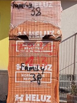 Cihly HELUZ FAMILY 38 broušená