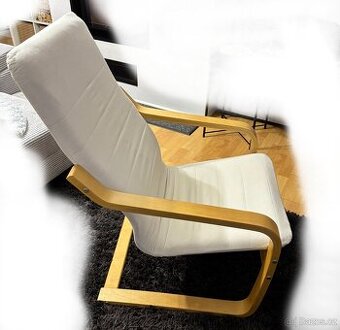 Relaxční pohupovací křeslo z ohýbaného dřeva (2ks)