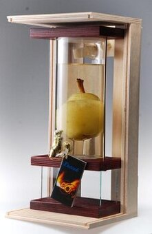 Dárková láhev s hruškou uvnitř,0,7L