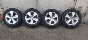 Allu kola 5x112 R16 Škoda s pneu 215/60r16 - 7mm