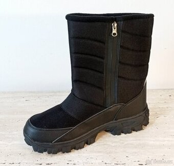 Nové pánské vysoké zimní boty, robustní podrážka, vel. 46