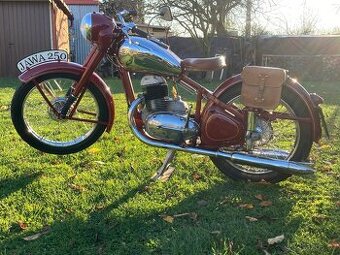 Jawa 250 pérák 1950