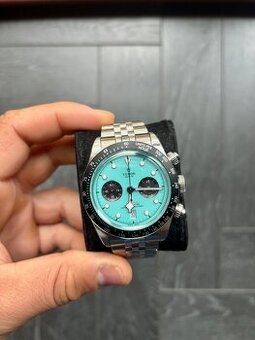 Hodinky Tudor Black Bay Chrono Flamingo Blue