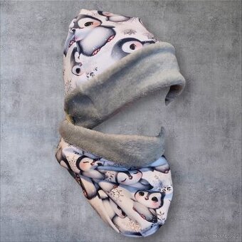 Čepice s nákrčníkem 2-6let