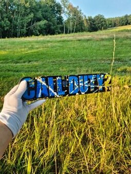 Call of Duty 2 logo - dřevěná dekorace