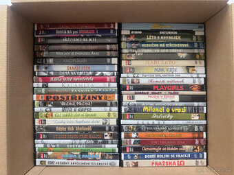 Sbírka českých filmů originál DVD 58 kusů